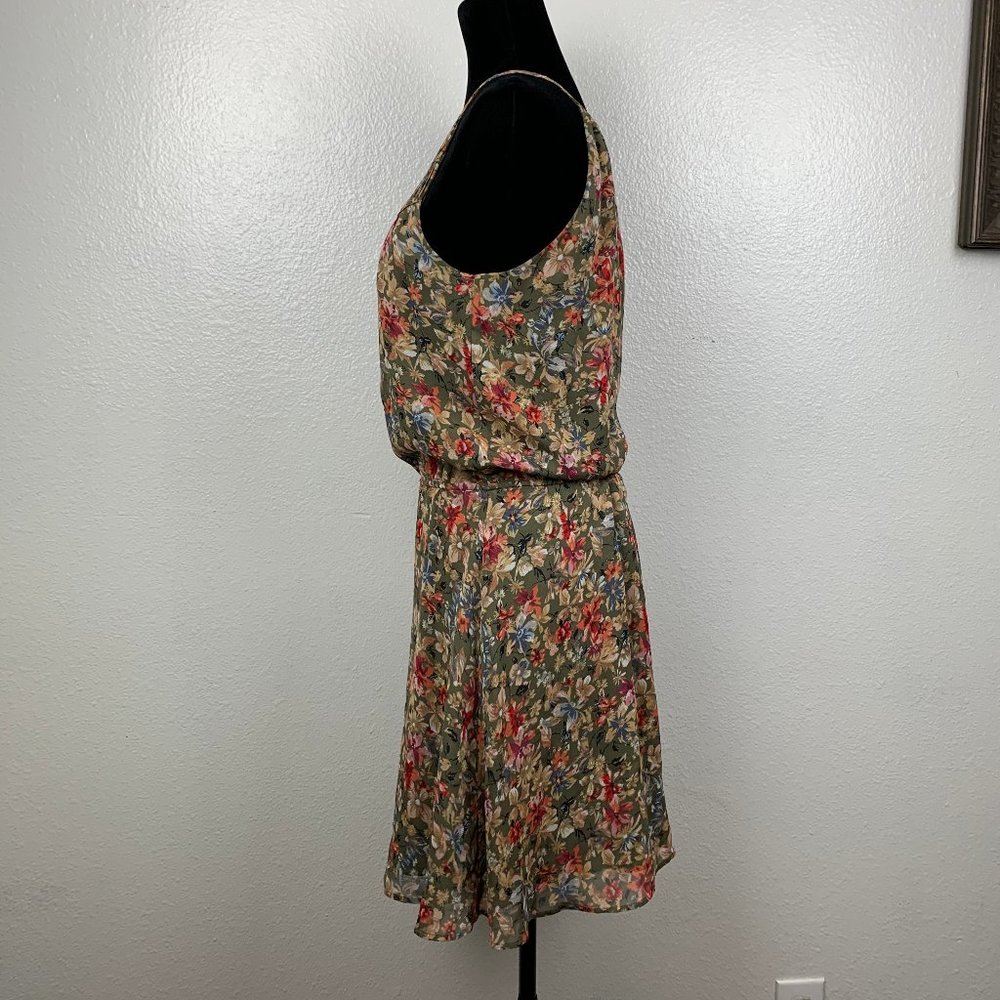 JOIE Reinelde Floral‎ 100% Silk Blouson Dress - Picture 5 of 9